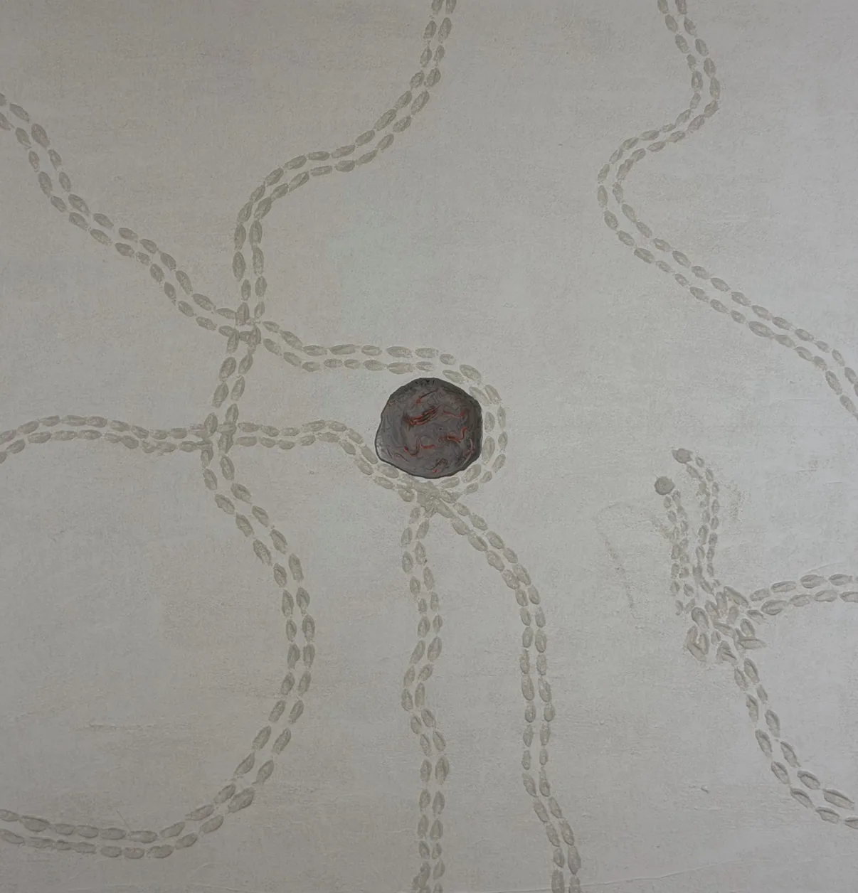 Schneewiese, Originalgemälde